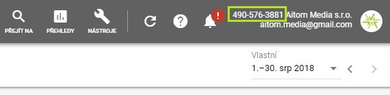 Kde najdete ID v Google Ads