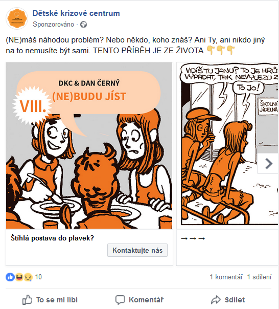 Ukázka kampaně pro DKC