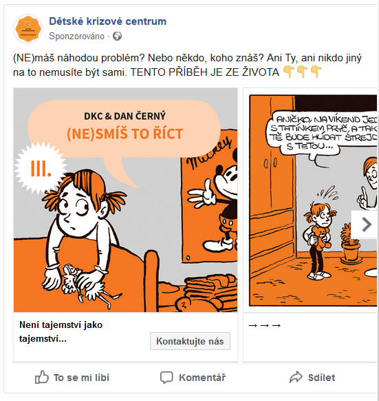 Ukázka kampaně pro DKC