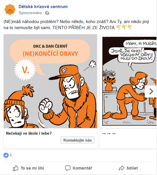 Ukázka kampaně pro DKC