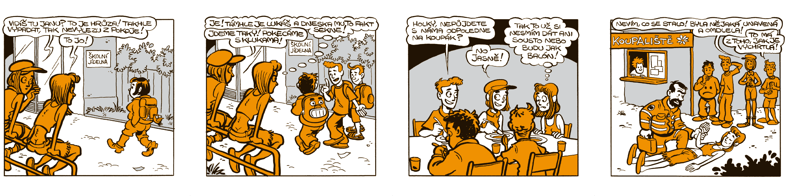 Ukázka z komixu DKC